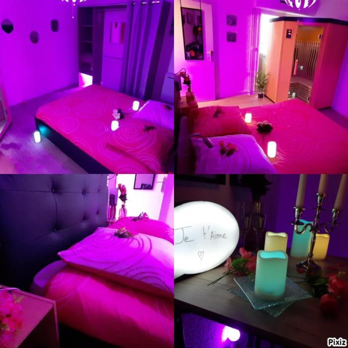 Luxe Sauna Privatif Et Grand Bain Jacuzzi A Deux A Biscarosse Plage Pour Nuit Romantique Avec Decoration Led Et Bougies Biscarrosse Exterior photo
